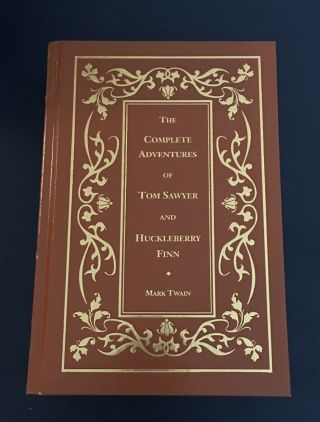 The Complete Adventures Of Tom Sawyer And Huckleberry Finn By Mark Twain Leather