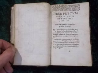 1574 ELIZABETHAN LATIN EDWARD VI COMMON PRAYER CONTEMPORARY FINE LEATHER BOUND 8