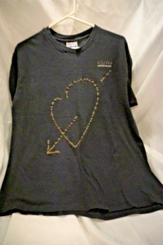 Rare - 1988 Vtg Gold Heart - Faith Tour - George Micheal T - Shirt Adult Size Xl
