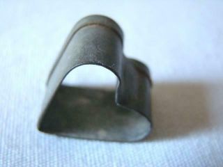 Adorable Teeny Tiny Miniature Vintage Tin Heart Cookie Cutter