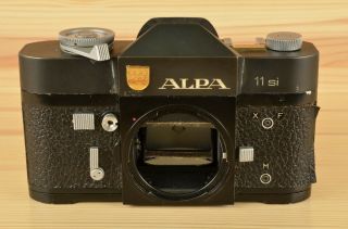 Alpa 11 Si 11si Reflex 35mm Film Slr Camera Black In Color