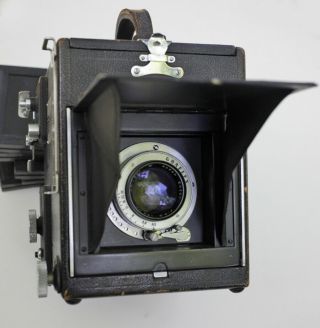 Graflex D 3 ¼ X 4¼ Camera With Kodak Ektar F:4,  5 152 Mm Lens With Holders.