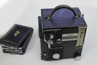 Graflex D 3 ¼ x 4¼ Camera with Kodak Ektar f:4,  5 152 mm Lens with holders. 4