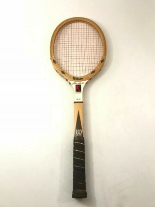 Vintage Wilson Stan Smith Autograph Tennis Racket Medium 4 5/8 SpeedFlex Racquet 5