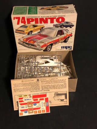 Mpc 74 Ford Pinto Customizing Model Car Kit Unpainted Build 1 Of 3 Versions