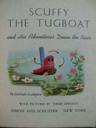 3 Vintage Little Golden Books BOATS,  CHRISTOPHER & THE COLUMBUS,  SCUFFY THE TUG 3