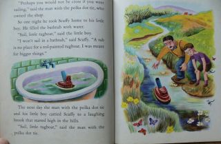 3 Vintage Little Golden Books BOATS,  CHRISTOPHER & THE COLUMBUS,  SCUFFY THE TUG 5