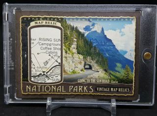 2019 U.  D.  Goodwin National Parks Vintage Maps Relics Going To The Sun Road Ed10