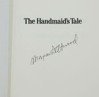 The Handmaid ' s Tale MARGARET ATWOOD SIGNED First Edition 1985 1st Canadian 4