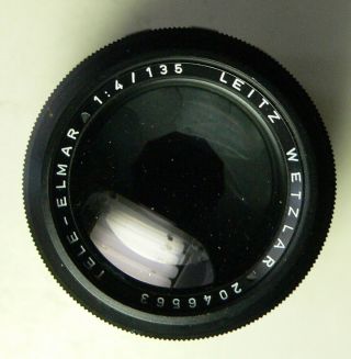 Leica Leitz 135mm F4 Tele Elmar M - Early 1st Year Version 1964