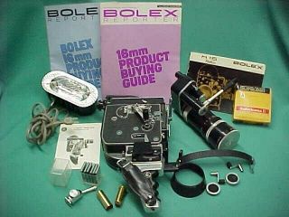 Bolex Paillard H16 Reflex Movie Film Camera Kern Vario Switar Rx Lens,