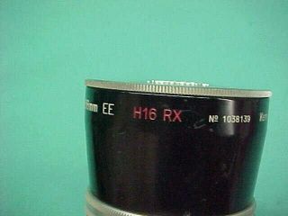 Bolex Paillard H16 Reflex Movie Film Camera Kern Vario Switar RX Lens, 9