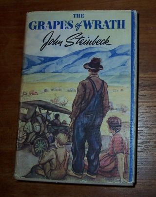 John Steinbeck,  The Grapes Of Wrath,  1st Edition With Dust Jacket :.