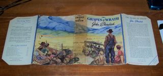 John Steinbeck,  THE GRAPES OF WRATH,  1ST edition with dust jacket :. 3