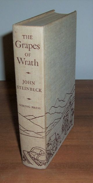 John Steinbeck,  THE GRAPES OF WRATH,  1ST edition with dust jacket :. 6