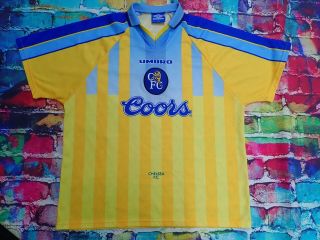 Z20 Mens Vintage 1996 - 97 Away Chelsea Football Shirt Umbro Coors Size Xxl Jersey