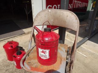 Vintage One Gallon Mobil Gas Can (1 Of 10 Gas Cans)