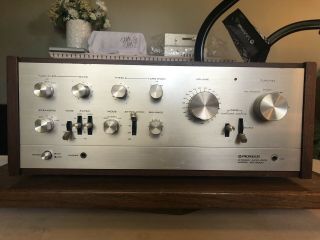Pioneer Sa - 9500 Integrated Amplifier With Wood Case Great
