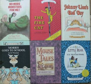 6 An I Can Read Books The Fire Cat,  Little Bear,  Mouse Tales,  Johnny Lion 