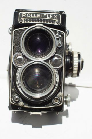 Rolleiflex 2.  8e 2.  8 K7E TLR 6x6 medium Format Film Camera Stucked Shutter 2