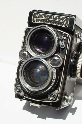 Rolleiflex 2.  8e 2.  8 K7E TLR 6x6 medium Format Film Camera Stucked Shutter 3