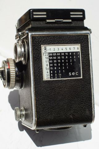 Rolleiflex 2.  8e 2.  8 K7E TLR 6x6 medium Format Film Camera Stucked Shutter 4