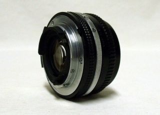 OEM NIKON AIS f/1.  8 50mm Prime NIKKOR Pancake MF Lens SLR Film Camera w/Caps 3