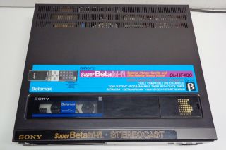 SONY SL - HF400 BETA HI - FI STEREO BETAMAX Perfect for transferring to DVD 11