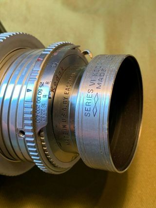 Kodak Medalist II Ektar 3.  5,  100mm - With Filters - Case - Flash Film 7