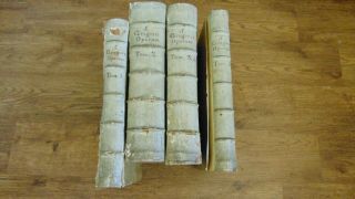 1588 Large Vellum Sancti Gregorii Magni Papae Primi Opera In Six Volumes