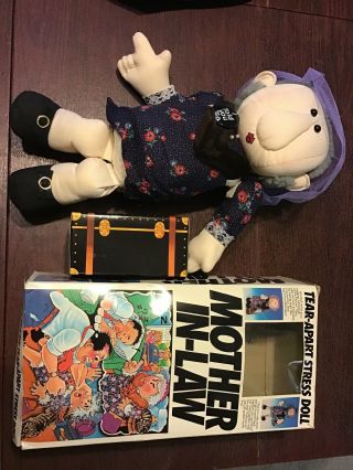 Mother In - Law Tear Apart Stress Doll Novelty Gag Gift 90’s Vintage Toy