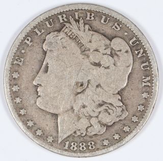 1888 - O Morgan Silver Dollar S$1 Vintage