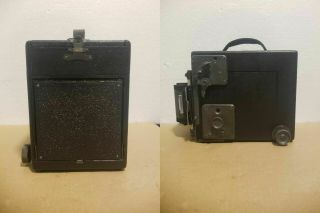 Graflex Series C camera with Cooke Anastigmat 6 1/2 inch 165 mm f2.  5 lens 4