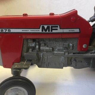 Vintage ERTL 1/16 Massey Ferguson 275 Toy Tractor Red / White 2