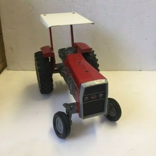 Vintage ERTL 1/16 Massey Ferguson 275 Toy Tractor Red / White 3
