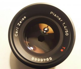Carl Zeiss Planar 1.  4/50 Lens 5946668 Made in Japan 4