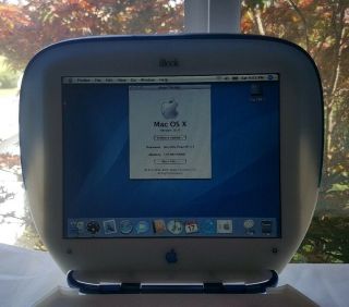 Vintage Apple iBook G3 Clamshell Indigo M6411 366Mhz Firewire POWERS ON 2