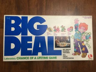 Vintage Big Deal Board Game Lakeside Games - 1977