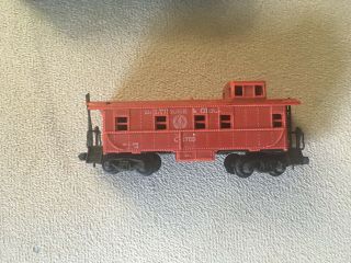 Vintage Arnold Rapido N Scale Red Caboose B&o Baltimore & Ohio C - 1769