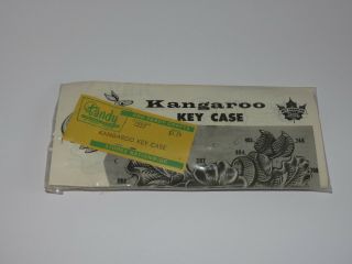 Tandy Kangaroo Key Case 1257 Leather Crafts Vintage Complete