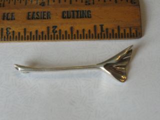 Tiffany & Co.  Mexico 925 Vintage Sterling Silver Gingko Leaf Brooch Pin