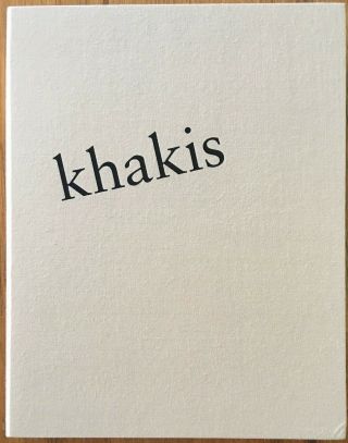 Robert Heinecken: Wore Khakis.  Signed Limited Edition Photobook,  Only 20 Copies