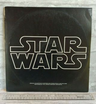 Vtg 1977 Star Wars Movie Soundtrack Vinyl Lp Record Album John Williams