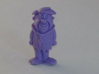 Vtg Cereal Premium Mexican Purple Figure Fred Flintstones Hanna Barbera Tinykins