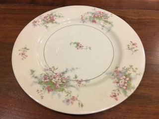 Vintage Theodore Haviland York Porcelain Apple Blossom Dinner Plates