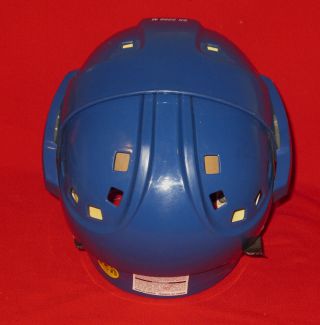 Vintage Cooper Hockey Helmet with Cage - Model SK2000M in good shape - Blue Color 3