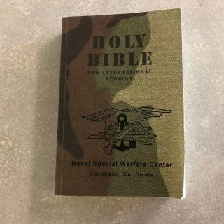 United States Naval Special Warfare Center Military Holy Bible Niv
