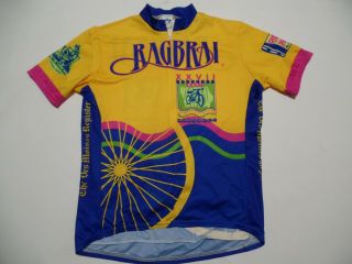 Voler Ragbrai Xxvii 1999 Cycling Jersey Short Sleeve Full Zip Shirt Vintage Xl
