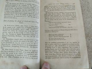 A Key To Classical Pronunciation Greek Latin Scripture Proper Names 1807 Bible 6