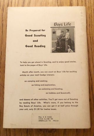Vintage 1965 Boy Scouts of America Nature Merit Badge Series Book No.  3285 2